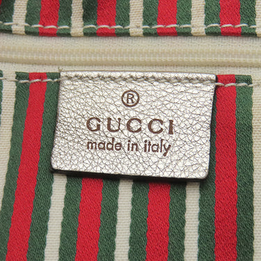 グッチ GUCCI アビー 141472 ベージュ×ゴールド GGキャンバス レザー トートバッグ ゴールド金具 ハンドバッグ