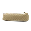 グッチ GUCCI アビー 141472 ベージュ×ゴールド GGキャンバス レザー トートバッグ ゴールド金具 ハンドバッグ