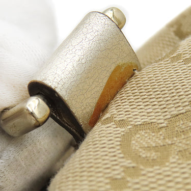 グッチ GUCCI アビー 141472 ベージュ×ゴールド GGキャンバス レザー トートバッグ ゴールド金具 ハンドバッグ