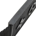 ルイヴィトン LOUIS VUITTON サンチュール スケーター M0544 ブラック コットン ベルト マットブラック金具 黒 モノグラムフラワーモチーフ 35MM