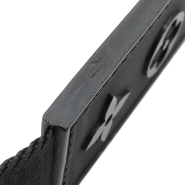 ルイヴィトン LOUIS VUITTON サンチュール スケーター M0544 ブラック コットン ベルト マットブラック金具 黒 モノグラムフラワーモチーフ 35MM