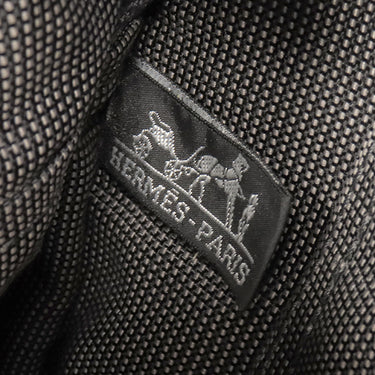 エルメス HERMES エールライントート GM グレー キャンバス トートバッグ シルバー金具 鍵・カデナ欠品