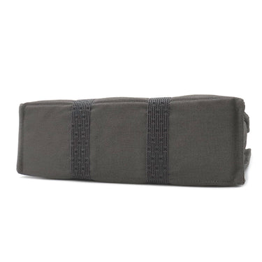 エルメス HERMES エールライントート GM グレー キャンバス トートバッグ シルバー金具 鍵・カデナ欠品