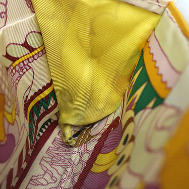 エルメス HERMES アザップコンパクト シルクイン オールオーバー ブル－ブリュム ヴォースイフト シルク コインケース シルバー金具 パティスリー フランセーズ