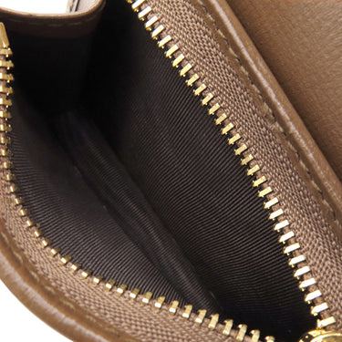 グッチ GUCCI ホースビット 1955 スモールウォレット ‎621887 FAD6L 9758 ベージュ×ダークブラウン レザー GGスプリームキャンバス 二つ折り財布 ゴールド金具 コンパクト