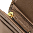 グッチ GUCCI ホースビット 1955 スモールウォレット ‎621887 FAD6L 9758 ベージュ×ダークブラウン レザー GGスプリームキャンバス 二つ折り財布 ゴールド金具 コンパクト
