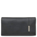 ブルガリ BVLGARI セルペンティ スカリエ マン 284708 ブラック カーフ 長財布 マットシルバー金具 黒 二つ折り 札入れ