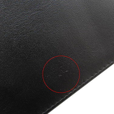 ブルガリ BVLGARI セルペンティ スカリエ マン 284708 ブラック カーフ 長財布 マットシルバー金具 黒 二つ折り 札入れ