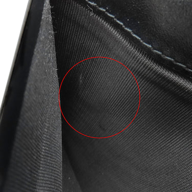 ブルガリ BVLGARI セルペンティ スカリエ マン 284708 ブラック カーフ 長財布 マットシルバー金具 黒 二つ折り 札入れ