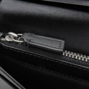 ブルガリ BVLGARI セルペンティ スカリエ マン 284708 ブラック カーフ 長財布 マットシルバー金具 黒 二つ折り 札入れ