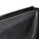 ブルガリ BVLGARI セルペンティ スカリエ マン 284708 ブラック カーフ 長財布 マットシルバー金具 黒 二つ折り 札入れ