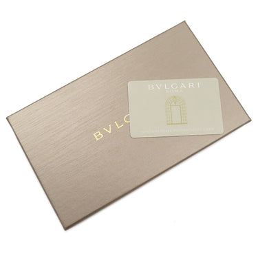 ブルガリ BVLGARI セルペンティ スカリエ マン 284708 ブラック カーフ 長財布 マットシルバー金具 黒 二つ折り 札入れ