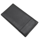 ブルガリ BVLGARI セルペンティ スカリエ マン 284708 ブラック カーフ 長財布 マットシルバー金具 黒 二つ折り 札入れ