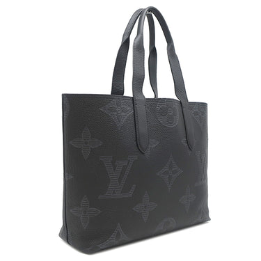ルイヴィトン LOUIS VUITTON カバ ヴォワヤージュNV M57290 ブラック レザー トリヨンシャドウレザー トートバッグ シルバー金具 黒 ハンドバッグ