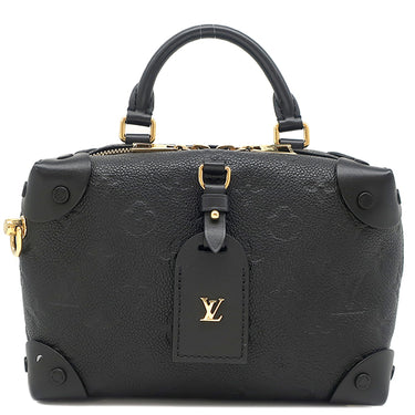 ルイヴィトン LOUIS VUITTON プティット マル スープル M45393 ノワール モノグラムアンプラント ショルダーバッグ ゴールド金具 黒