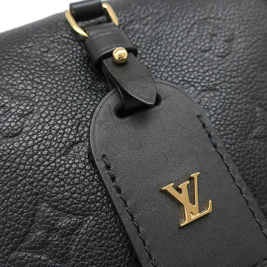 ルイヴィトン LOUIS VUITTON プティット マル スープル M45393 ノワール モノグラムアンプラント ショルダーバッグ ゴールド金具 黒