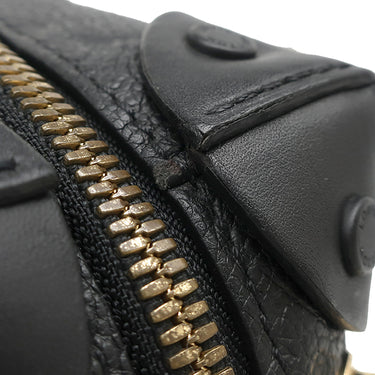 ルイヴィトン LOUIS VUITTON プティット マル スープル M45393 ノワール モノグラムアンプラント ショルダーバッグ ゴールド金具 黒