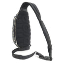 クリスチャン・ディオール Christian Dior スカラベ 1ESBO040YKY ブラック×ベージュ レザー オブリークジャカード ボディバッグ シルバー金具 オブリーク ジャカード ショルダーバッグ 黒