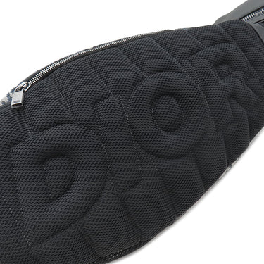 クリスチャン・ディオール Christian Dior スカラベ 1ESBO040YKY ブラック×ベージュ レザー オブリークジャカード ボディバッグ シルバー金具 オブリーク ジャカード ショルダーバッグ 黒