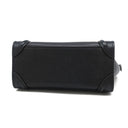 セリーヌ CELINE ラゲージ ナノ ショッパー 189243DRU.38NO ブラック カーフ ドラムドカーフレザー 2WAYバッグ シルバー金具 黒 ハンドバッグ ショルダー