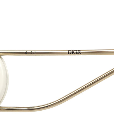 クリスチャン・ディオール Christian Dior スクエアフレーム 58□15 95B2 クリア×ホワイト プラスチック サングラス グラデーションレンズ