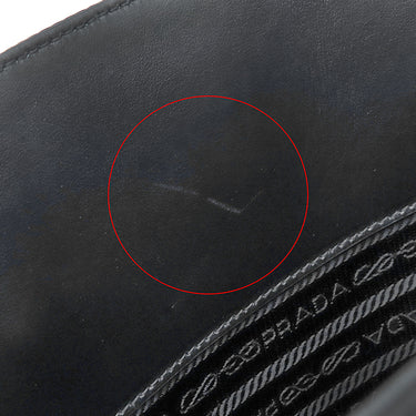 プラダ PRADA 2way トートバッグ 2VG115 ブラック ナイロン レザー TESSUTO SPAZZOLATO 2WAYバッグ シルバー金具 黒 ショルダー