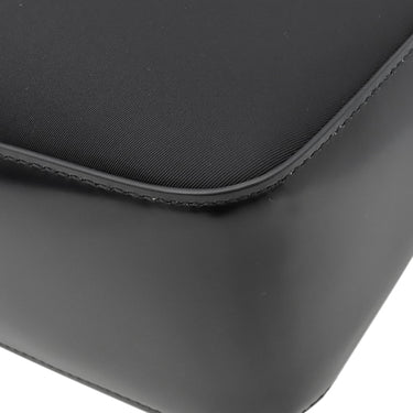 プラダ PRADA 2way トートバッグ 2VG115 ブラック ナイロン レザー TESSUTO SPAZZOLATO 2WAYバッグ シルバー金具 黒 ショルダー