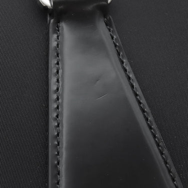プラダ PRADA 2way トートバッグ 2VG115 ブラック ナイロン レザー TESSUTO SPAZZOLATO 2WAYバッグ シルバー金具 黒 ショルダー