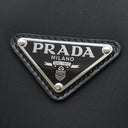 プラダ PRADA 2way トートバッグ 2VG115 ブラック ナイロン レザー TESSUTO SPAZZOLATO 2WAYバッグ シルバー金具 黒 ショルダー