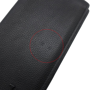 ルイヴィトン LOUIS VUITTON ポルトフォイユ ブラザ NM M69980 ブラック グレインレザー 長財布 ブラック金具 二つ折り LVアエログラム