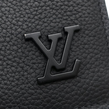 ルイヴィトン LOUIS VUITTON ポルトフォイユ ブラザ NM M69980 ブラック グレインレザー 長財布 ブラック金具 二つ折り LVアエログラム