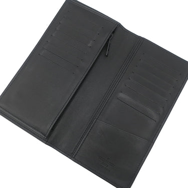 ルイヴィトン LOUIS VUITTON ポルトフォイユ ブラザ NM M69980 ブラック グレインレザー 長財布 ブラック金具 二つ折り LVアエログラム