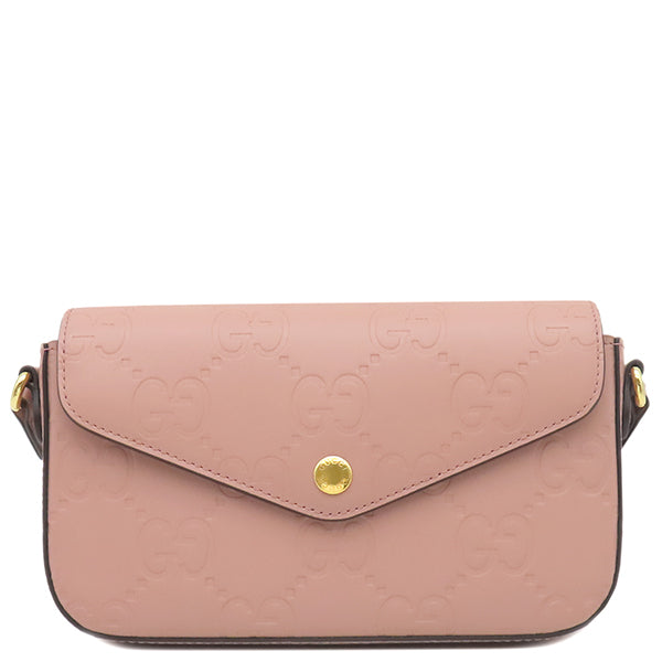 グッチ GUCCI GG スーパー ミニバッグ 772794 ピンク レザー