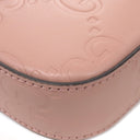 グッチ GUCCI GG スーパー ミニバッグ 772794 ピンク レザー ショルダーバッグ ゴールド金具