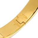 エルメス HERMES クリックH PM ホワイト×ゴールド GP エナメル ブレスレット 白 Hブレス