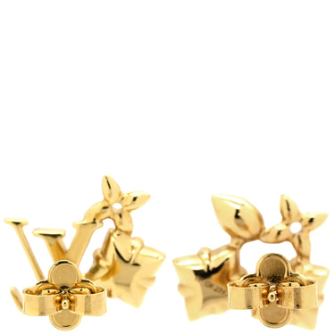 ルイヴィトン LOUIS VUITTON ブックル ドレイユ・ピュス ルルグラム ピアス M00786 ゴールド GP ラインストーン ピアス LV イニシャル モノグラム・フラワー