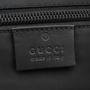 グッチ GUCCI ナイロン キャンバス バックパック 268184 ブラック ナイロン レザー リュック・デイパック シルバー金具 黒 シェリーライン