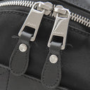 グッチ GUCCI ナイロン キャンバス バックパック 268184 ブラック ナイロン レザー リュック・デイパック シルバー金具 黒 シェリーライン