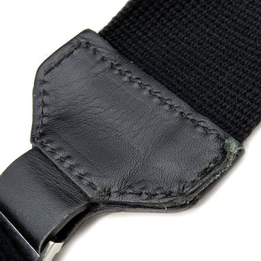 グッチ GUCCI ナイロン キャンバス バックパック 268184 ブラック ナイロン レザー リュック・デイパック シルバー金具 黒 シェリーライン