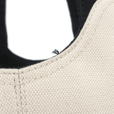 バレンシアガ BALENCIAGA ウェーブ XS 619979 ホワイト×ブラック キャンバス 2WAYバッグ シルバー金具 トートバッグ ショルダーバッグ 白 黒