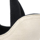 バレンシアガ BALENCIAGA ウェーブ XS 619979 ホワイト×ブラック キャンバス 2WAYバッグ シルバー金具 トートバッグ ショルダーバッグ 白 黒