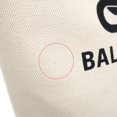 バレンシアガ BALENCIAGA ウェーブ XS 619979 ホワイト×ブラック キャンバス 2WAYバッグ シルバー金具 トートバッグ ショルダーバッグ 白 黒