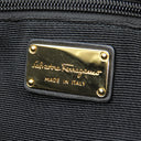 サルヴァトーレ・フェラガモ Salvatore Ferragamo ガンチーニ レオパード GU-21E187 ブラック×マルチカラー ナイロン レザー トートバッグ ゴールド金具 ヒョウ柄