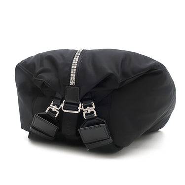 ジバンシイ GIVENCHY Gジップ バックパック BKU038K1JE ブラック ナイロン 2WAYバッグ シルバー金具 黒 ロゴ ボディバッグ リュック