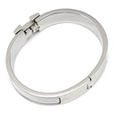 エルメス HERMES クリックH PM ホワイト×シルバー GP エナメル ブレスレット 白 Hブレス