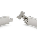 エルメス HERMES クリックH PM ホワイト×シルバー GP エナメル ブレスレット 白 Hブレス