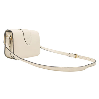 ルイヴィトン LOUIS VUITTON LVPONT9 LVポンヌフ M55950 クレーム スムースレザー ショルダーバッグ ゴールド金具 白 水色 LVサークル