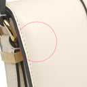 ルイヴィトン LOUIS VUITTON LVPONT9 LVポンヌフ M55950 クレーム スムースレザー ショルダーバッグ ゴールド金具 白 水色 LVサークル