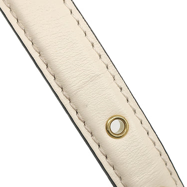 ルイヴィトン LOUIS VUITTON LVPONT9 LVポンヌフ M55950 クレーム スムースレザー ショルダーバッグ ゴールド金具 白 水色 LVサークル