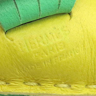 エルメス HERMES イポ ライム×ヴェールコミック×ブルーアズティック アニョーミロ バッグチャーム タツノオトシゴ